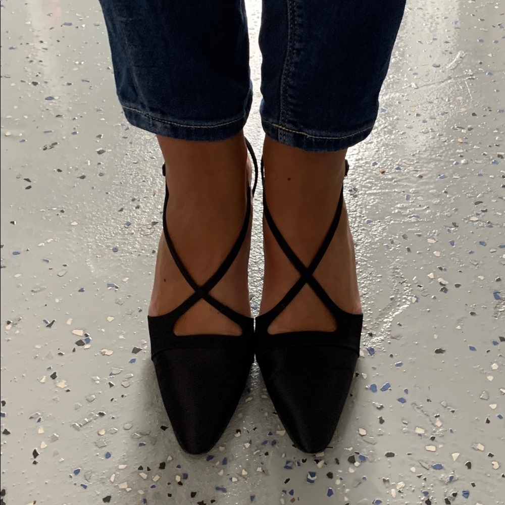 Vintage Yves St Laurent Evening Pump